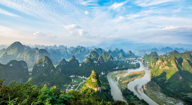 Guilin, Yangshuo, Xingping, Lijiang River, Damian Mountain