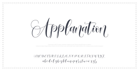 vector alphabet typography typeface white applanation beautiful design decoration invitation clean element fancy title template font event script letter classic celebration anniversary wedding © ch
