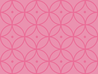 Fototapeta premium seamless pink pattern modern geometry