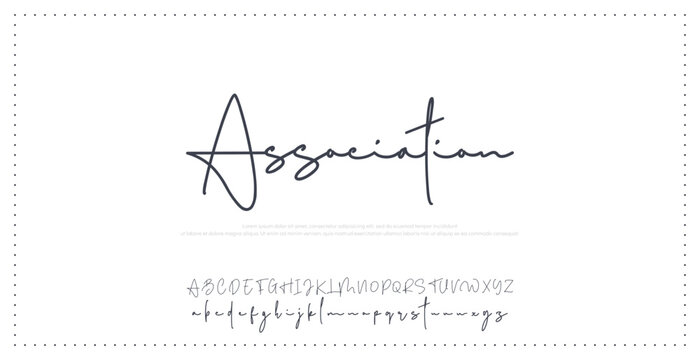 text wedding signature beauty vector stylish artistic lorem identity illustration graphic template elegant typography alphabet upper fashion handwritten script black case font isolated digital clean