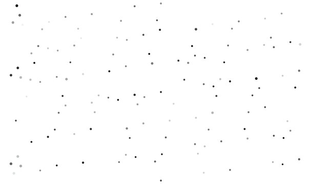 Abstract halftone dot pattern creates a modern scattered gray point texture background.