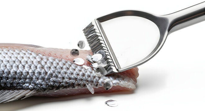 Scraping Fish Scales Process