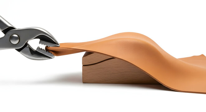 Skiving Leather Edge Detail