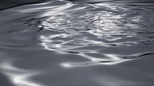Water, ripples, gray, reflective surface, wave patterns, liquid motion