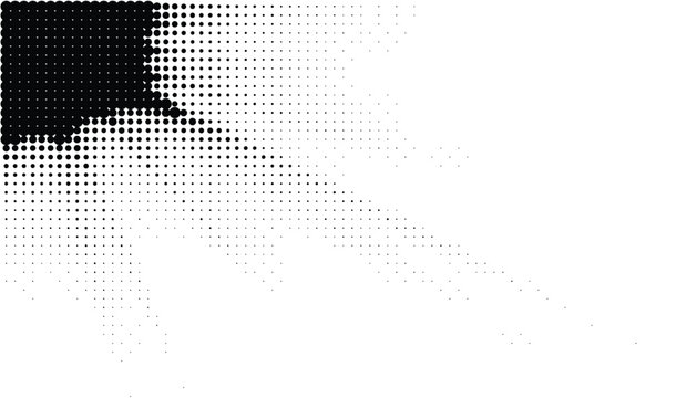 Dynamic halftone sun rays overlay, smooth gradient fade on a white background
