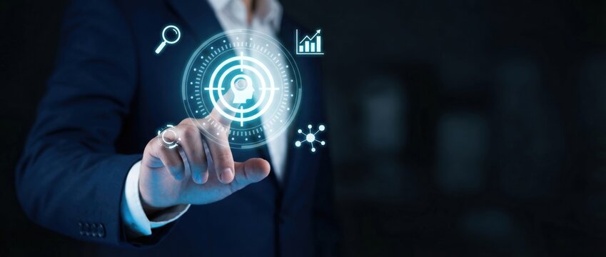 Digital business insights interactive analytics dashboard corporate office infographic visualization modern environment close-up view data-driven strategy