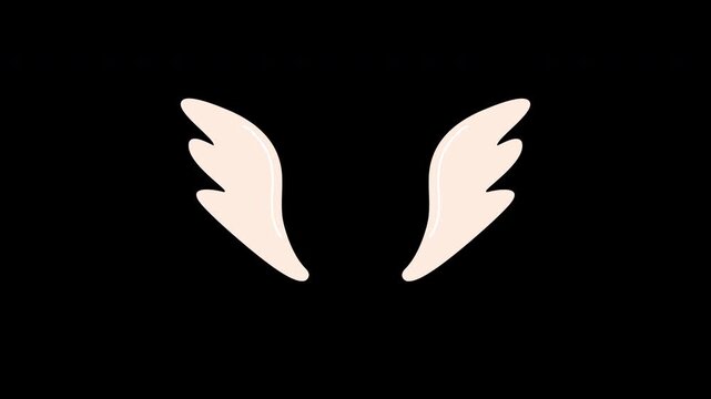 animation of flapping wings