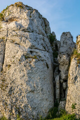 Limestone Rock Formations in Jerzmanowice, Polish Jura, Krakow-Czestochowa Upland © Maciej