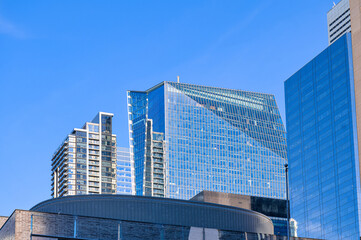 Fototapeta premium Toronto cityscape in the downtown district, Canada