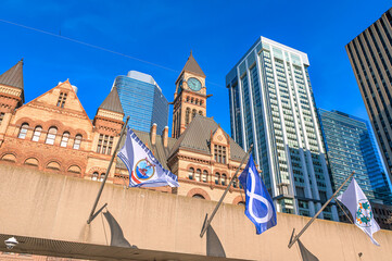 Fototapeta premium Toronto cityscape in the downtown district, Canada