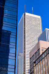 Fototapeta premium Toronto cityscape in the downtown district, Canada