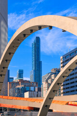 Fototapeta premium Toronto cityscape in the downtown district, Canada