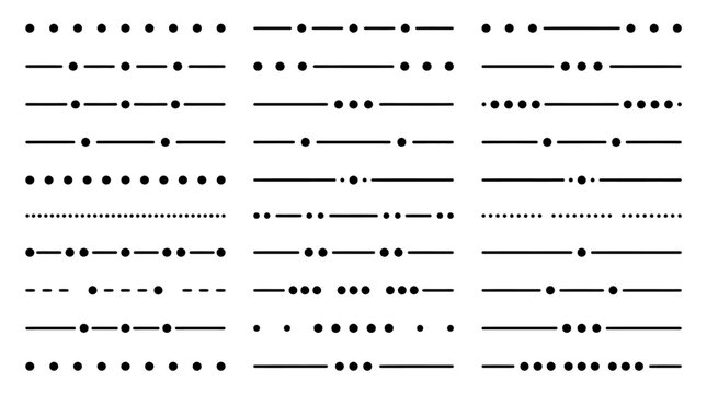 Braille alphabet tactile writing system.