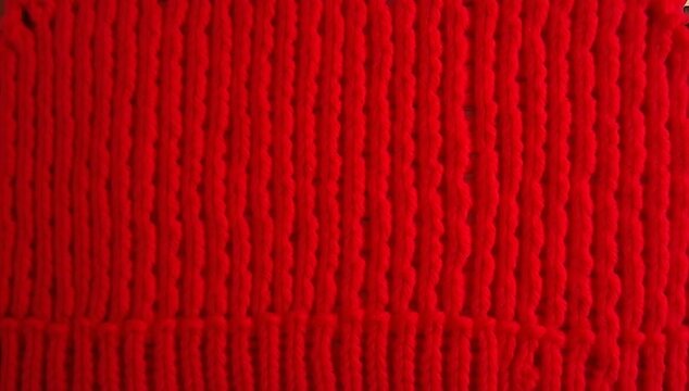 Vibrant Red Textured Background with Vertical Lines.
