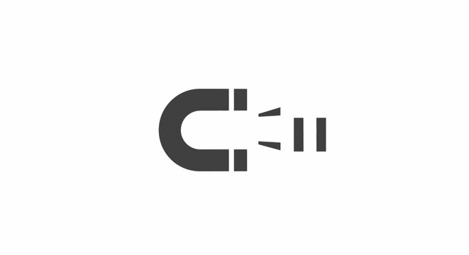 Magnet Attracting Metallic Objects.