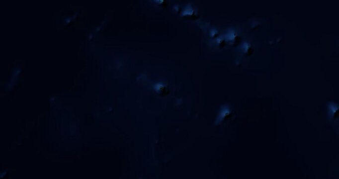 Rarotonga on Globe. Zoom into the island with Earth spinning in space. High detail physical world map with Rarotonga on it. Elements of this image furnished by NASA.