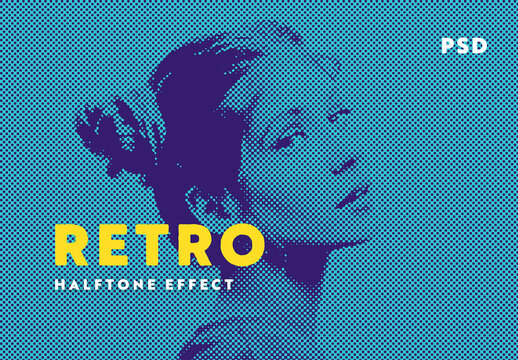 Retro halftone Effect