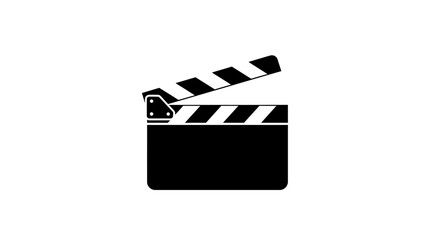 Black movie clapper board film. © Jagung