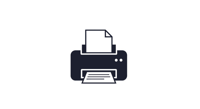 Printer Device Printing Paper Office Equipment.