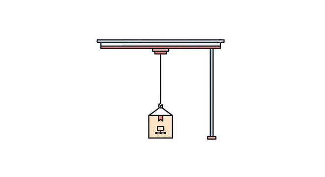 A house key on a hook.
