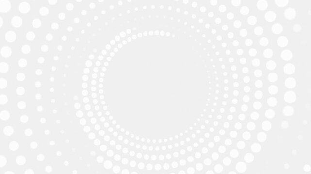 abstract background halftone dot burst radial wave loop tunnel design
