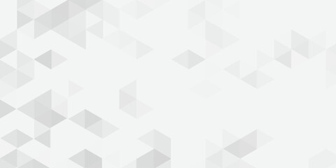 Abstract white background with silver effect. Light gray colour texture. Grey blue modern pattern. Gradient textur. Triangle patern. Triangular backdrop. Design bg business print © Muis