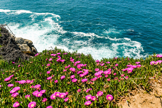 Magnificent landscape of a hotel in the Cantabria region of Spain