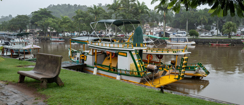 Paraty, Brazil - March 12 2026 "Rainy day in a Brazilian's UNESCO town"