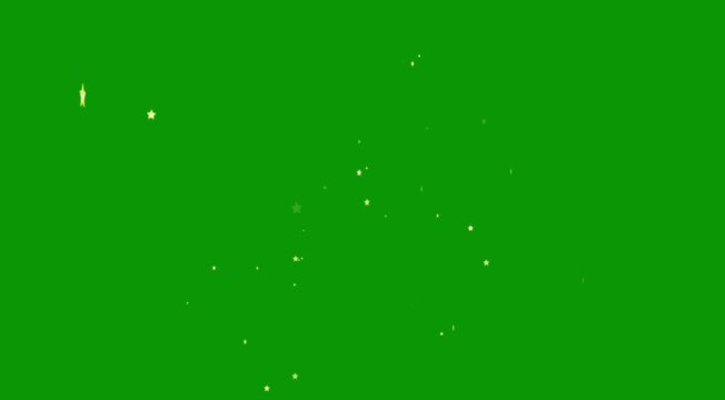 White glowing stars sparkle Abstract Glowing Gold Stars Particles Explosion Green Screen Background - Luxury Sparkle Elements for Wedding, Holiday Greetings, and Cinematic Motion Design