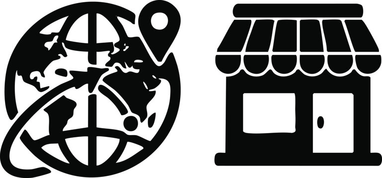 Black and white line of vintage bicycle and camera on blackboard background, line bicycle