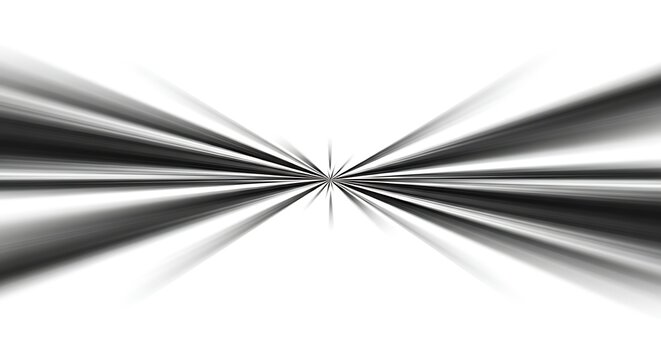 "Zoom Wobble Transition &ndash; Radial Distortion Effect on White Background"