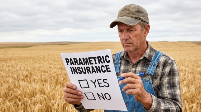 Evaluating parametric insurance options for farmers in rural fields documenting crop risk management strategies