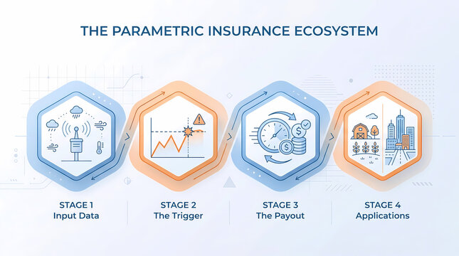 Exploring the stages of parametric insurance ecosystem insights into data and payout structures business environment