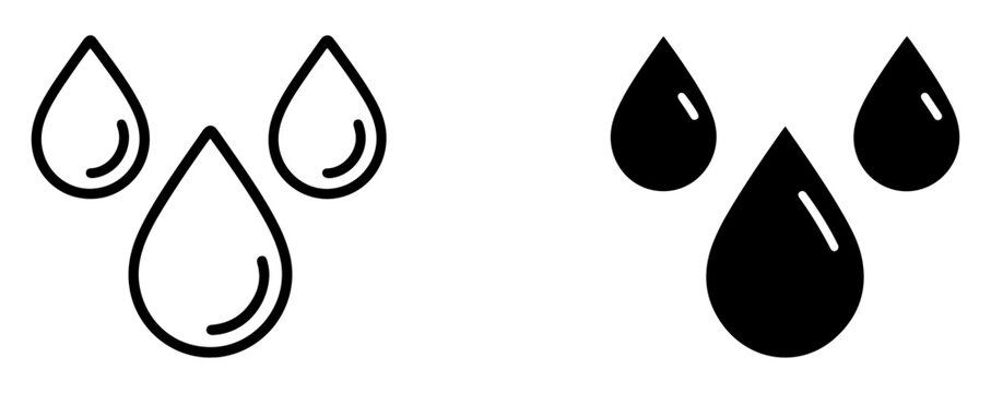blood drop icon isolated white background