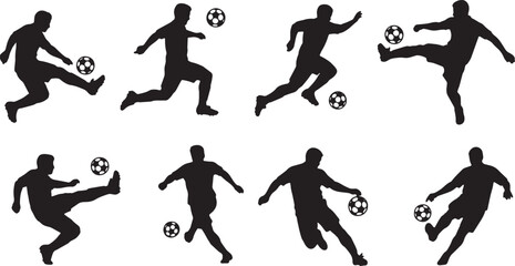 Black Solid Basketball Slam Dunk Silhouettes Set of Six on White Background © AADIL