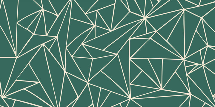 Geometric Abstract Pattern with Intersecting Lines and Triangles.