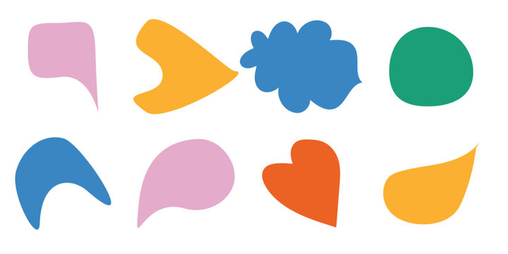 Speech bubbles collection on dark background. Speech bubbles set in retro style. Colorful speech balloon pop art icon pack. white background, EPS10 