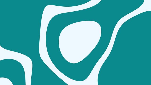 Modern abstract teal and white shapes perfect for website background, social media graphics, or artistic prints. Evokes fluidity and calmness.
