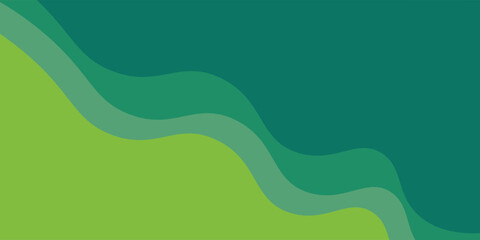 Obraz premium Vector abstract of a web banner template design. background with a wavy geometric style.