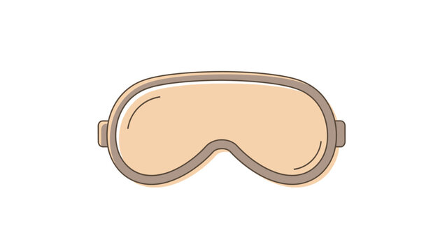 Sleep Mask Illustration - Eye Protection