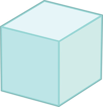 3D Geometric Cube vector illustration