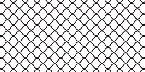 Mesh texture for fishing nets. Seamless pattern for sportswear or soccer goal, volleyball net, basketball hoop, hockey, athletics. Abstract net white background for sports. eps 10 © Rania