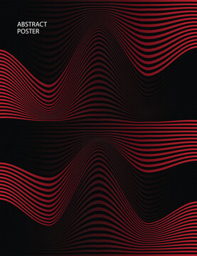 Light red dynamic abstract vector background with diagonal lines.