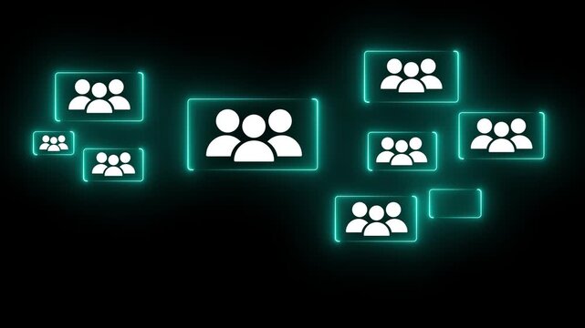 Niche marketing and personalization concept. Marketing segmentation strategy and consumer analysis. Marketer using laptop computer to analyze target customer data. 4K motion video animation.