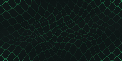 Mesh texture for fishing nets. Seamless pattern for sportswear or soccer goal, volleyball net, basketball hoop, hockey, athletics. Abstract net green background for sports. © Rania
