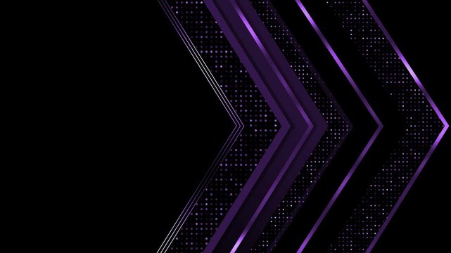 Luxury metallic chevron abstract background animation, Background layered metallic chevron arrows dotted texture and sleek minimalist geometric design