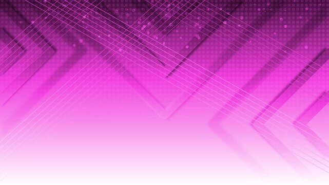 Minimalist geometric chevron background animation, Abstract geometric background with layered chevrons