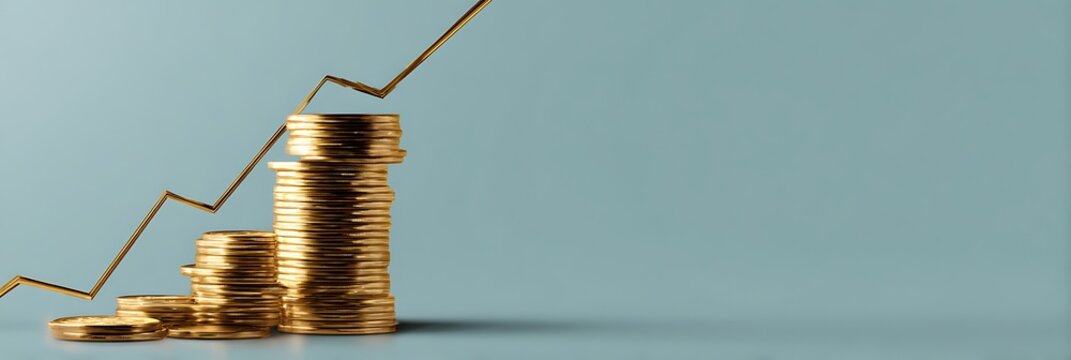 economics banner concept with copy space