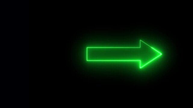  Abstract neon arrow motion graphic representing software processing and loading