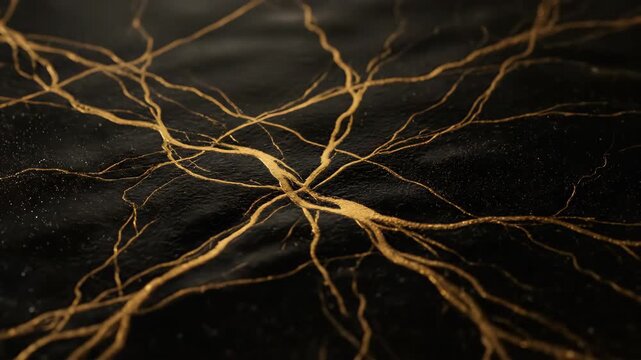 Close-up of Lightning Strikes Illuminating Dark Night Sky.